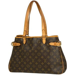 Louis Vuitton Batignolles Horizontal Shoulder Bag Tote Brown